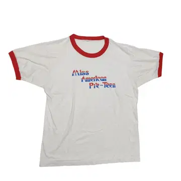빈티지 링거 Miss American Pre-Teen 티셔츠
