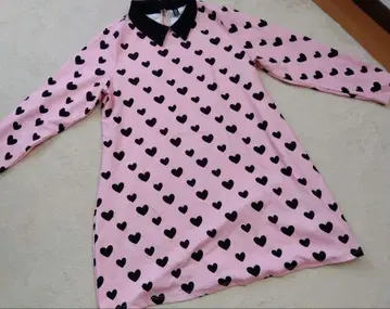 하트 원피스 SHEIN 핑크 4XL 해외
