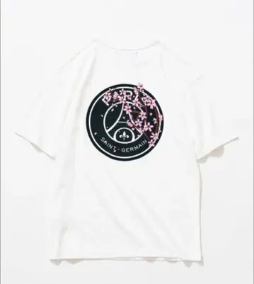 PARIS SAINT-GERMAIN 엠블럼 프린트 티셔츠 SAKURA