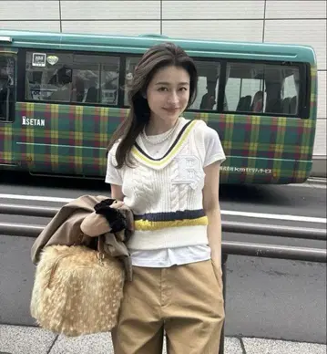 [정품] bibiy B. CLUB KNIT VEST