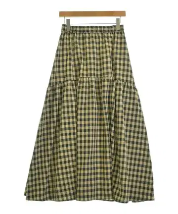 BEAMS HEART 롱 맥시 스커트 여성용