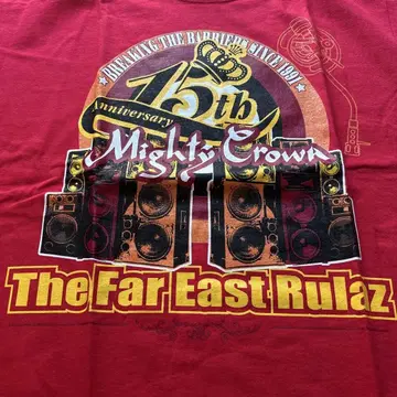 mighty crown 15주년 티셔츠 XL 레게 축제 라스트 1장 레게