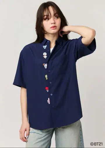 귀여운 그라니프 콜라보 BT21 셔츠