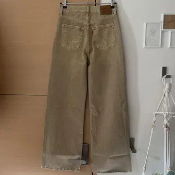 Levi's 리바이스 RIBCAGE WIDE LEG 브라운