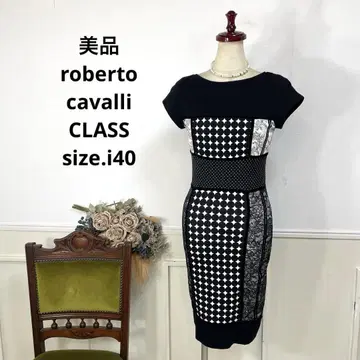 새상품급 roberto cavalli CLASS 스트레치 원피스