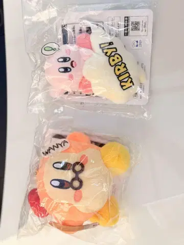 커비 봉제 인형 키링 포함