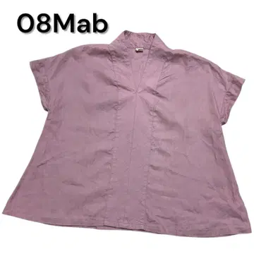 새상품급 08Mab 08맵 린넨 블라우스 상의 반팔