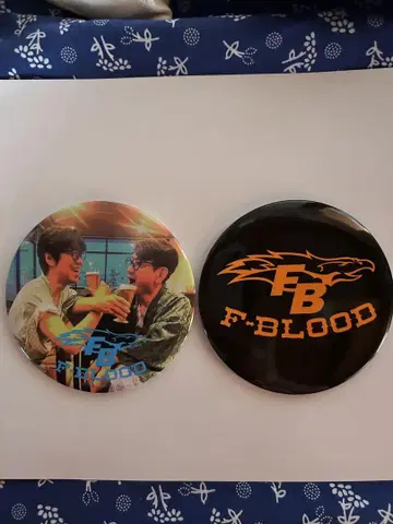 F-BLOOD 후지이 후미야 후지이 나오유키 캔뱃지 2개 가챠 당첨
