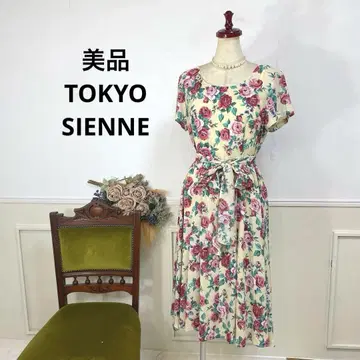 새상품급 TOKYO SIENNE 플라워 원피스 빈티지