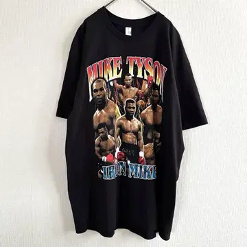 PLAYERYTEES/티셔츠/XL/코튼/BLK/MIKE TYSON