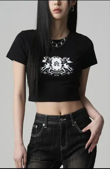 AVANDRESS 아방드레스 Angel Crop T-shirt
