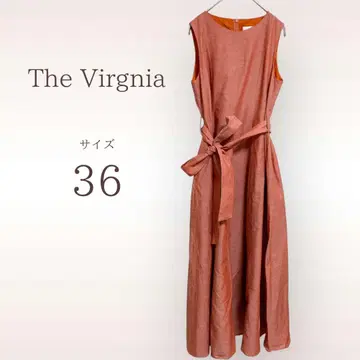 The Virgnia 슬리브리스 드레스 원피스 [36] 오렌지 계열 여름