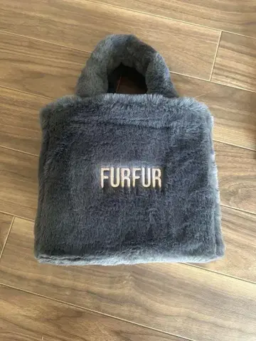 FURFUR 그레이 퍼 토트백