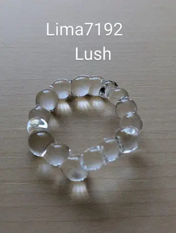 유리 반지 Lima7192 Lush 버블 클리어 투명