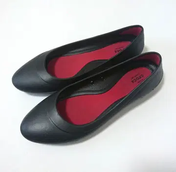 crocs 리나 LINA FLAT 24cm 플랫슈즈 블랙 W8