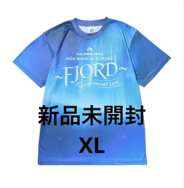Mrs. GREEN APPLE 미세스 티셔츠 FJORD XL 사이즈 파랑