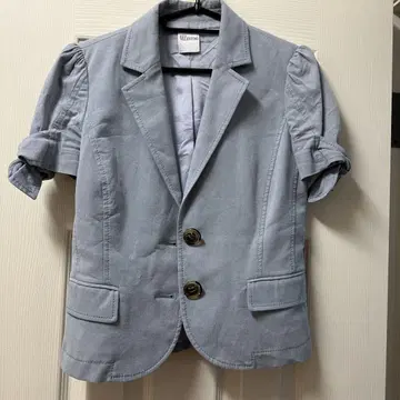 레드 발렌티노 리본 장식 반팔 자켓, 새상품급