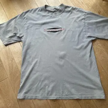 90년대 BILLABONG 블루 그레이 로고 자수 레어 티셔츠