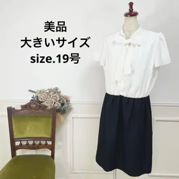 새상품급 빅 사이즈 포멀 원피스 19호