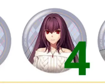 fgo 캔뱃지 이드 숙모 스카사하 4점