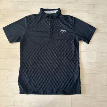 Callaway 블랙 LL 골프 셔츠