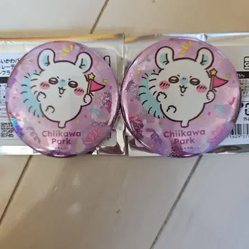 치이카와 파크 한정판 홀로그램 캔 배치 모몽가 2개 세트