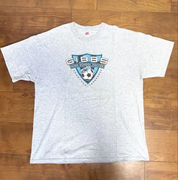 Hanes 프린트 티셔츠 축구 티 칼리지 티 05ss~ L