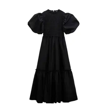 ZARA 자라 택 포함 포플린 원피스 XS