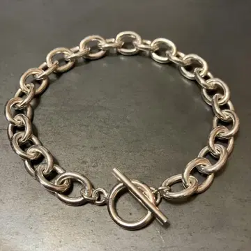 SILVER925 OVAL CHAIN BRACELET / 실버 팔찌