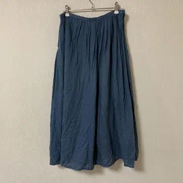 ORDINARY FITS 린넨 스커트 다크 블루