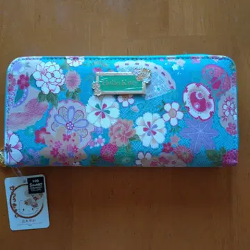Hello Kitty 꽃무늬 반지갑