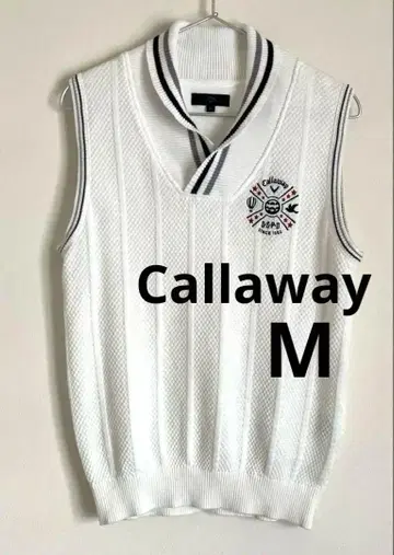 캘러웨이 Callaway 남성용 베스트 화이트 M 세련된