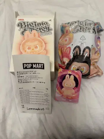 POPMART 라부부 BigintoEnergy LOYALTY 정품