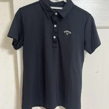 Callaway 블랙 피케 셔츠 L 사이즈