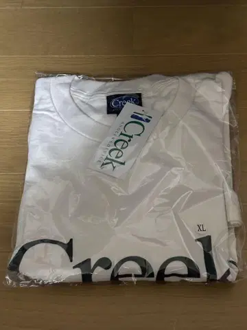Creek 로고 티셔츠 XL 화이트