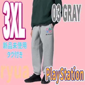 3XL 헤비 웨이트 스웨트 팬츠 플레이스테이션 그레이 새상품 지유