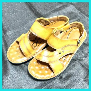 [JOYWAY] 샌들 남성용 가죽 27.5-28.5cm