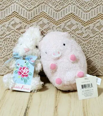 돼지 토끼 봉제 인형 세트 카도리 프렌드