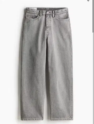 H&M 배기 데님 그레이 W30 L30