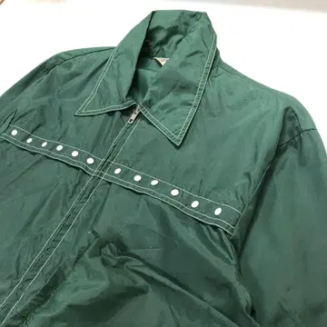 90's 나일론 자켓 그린 남성용 M
