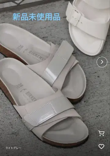 미사용 새상품 plage 플라주 버켄스탁 샌들 37cm