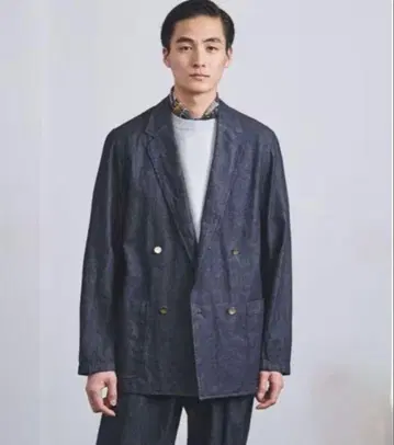 유나이티드 애로우즈 UNITED ARROWS 데님 더블 재킷 M