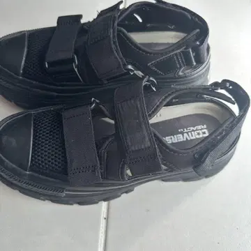 Converse All Star 블랙 스포츠 샌들
