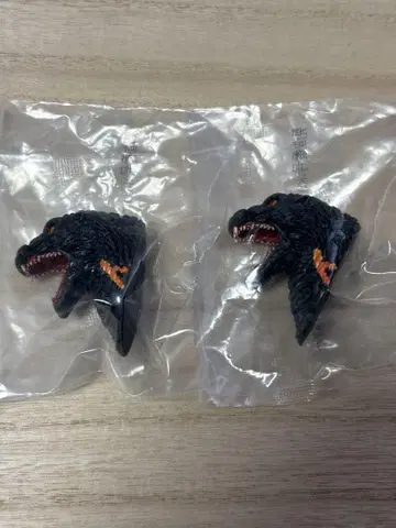 제일복권 대괴수열전 몬스터 헤드 마그넷 F상 버닝 고질라 x 2