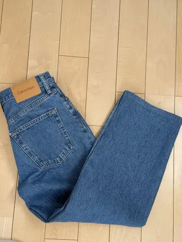 Calvin Klein 90s 루즈 데님 파랑 지니 새상품급