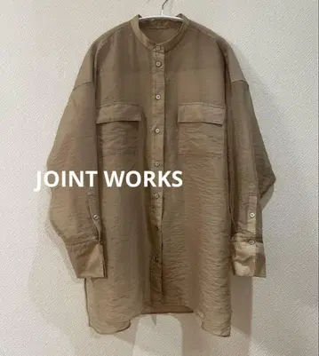 JOINT WORKS 시어 블라우스 오버사이즈
