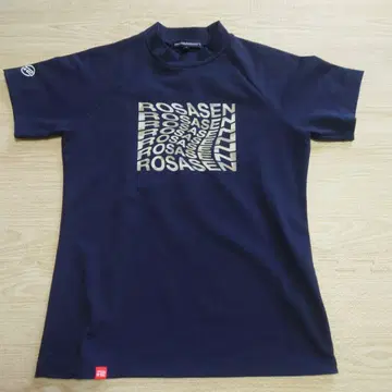 ROSASEN 모크넥 셔츠 M 네이비