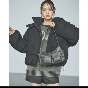 미사용 새상품 잉그 빅 후드 에코 다운 사이즈 M