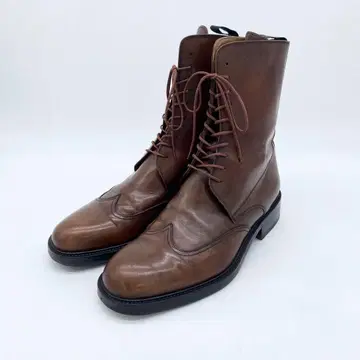 A17210 체사레 파코티 윙 칩 레이스업 부츠 브라운 UK9