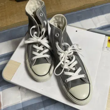 CONVERSE 그레이 하이컷 스니커즈